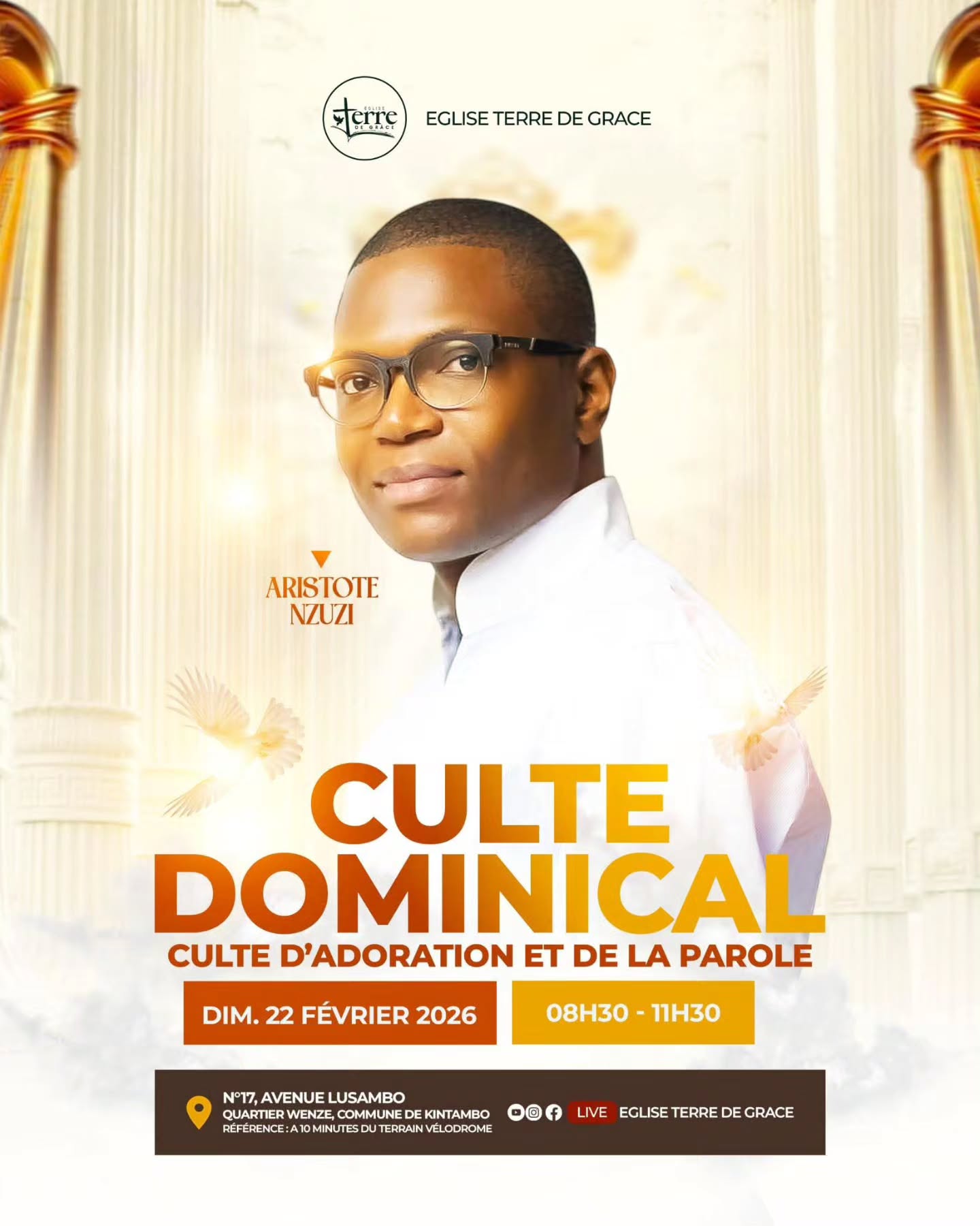 Culte dominical — Adoration et Parole